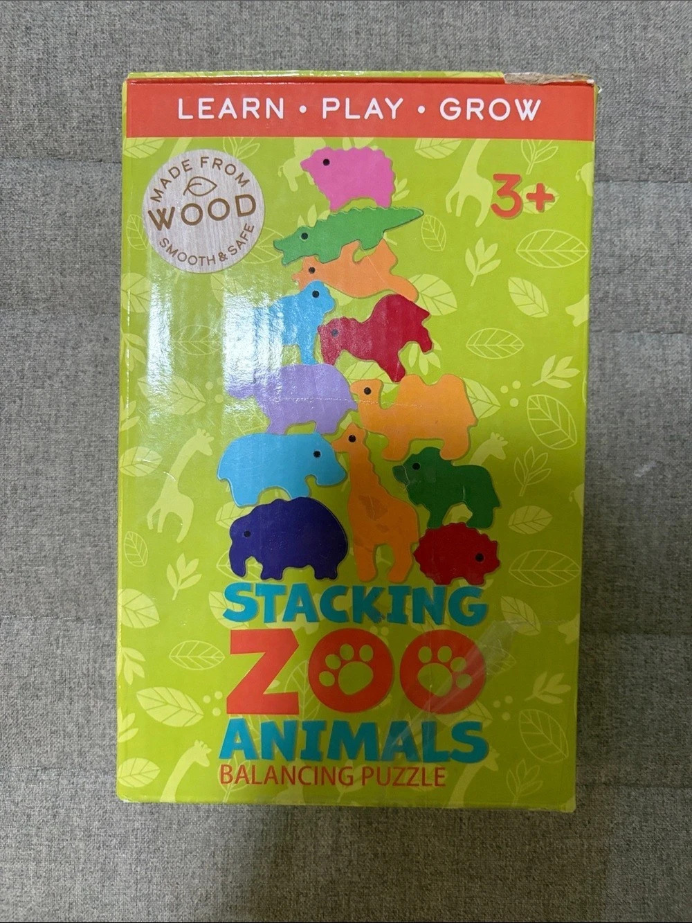 Stacking zoo Animals Balancing Puzzle Wooden Animal Puzzle